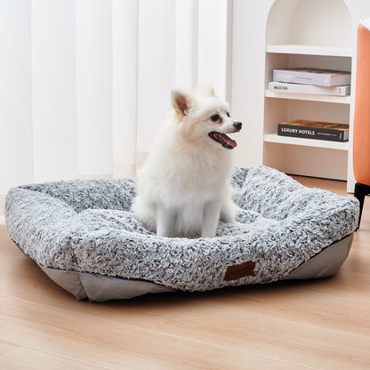 Cushion Calming Dog Sofa Beds Anti-Anxiety Machine Washable Cat Beds