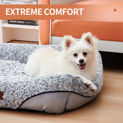 Cushion Calming Dog Sofa Beds Anti-Anxiety Machine Washable Cat Beds